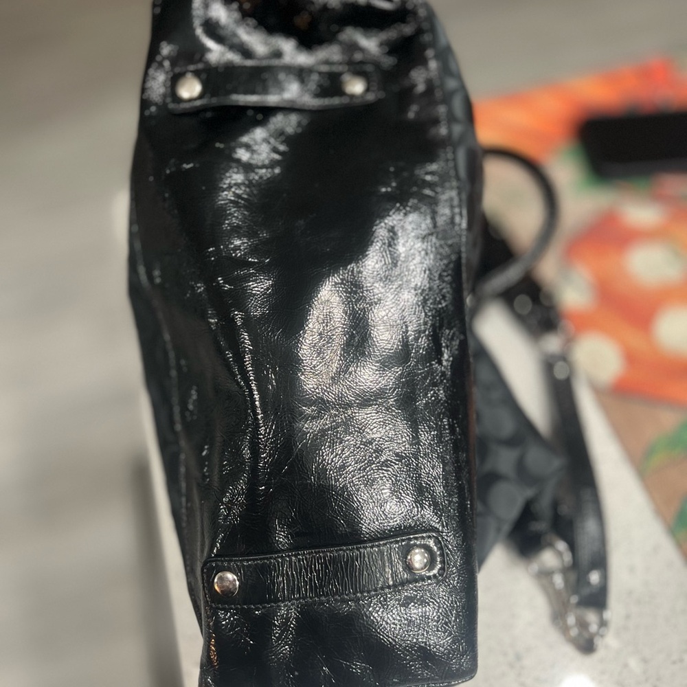 Coach Black Satchel Bag - Picture 11 of 11